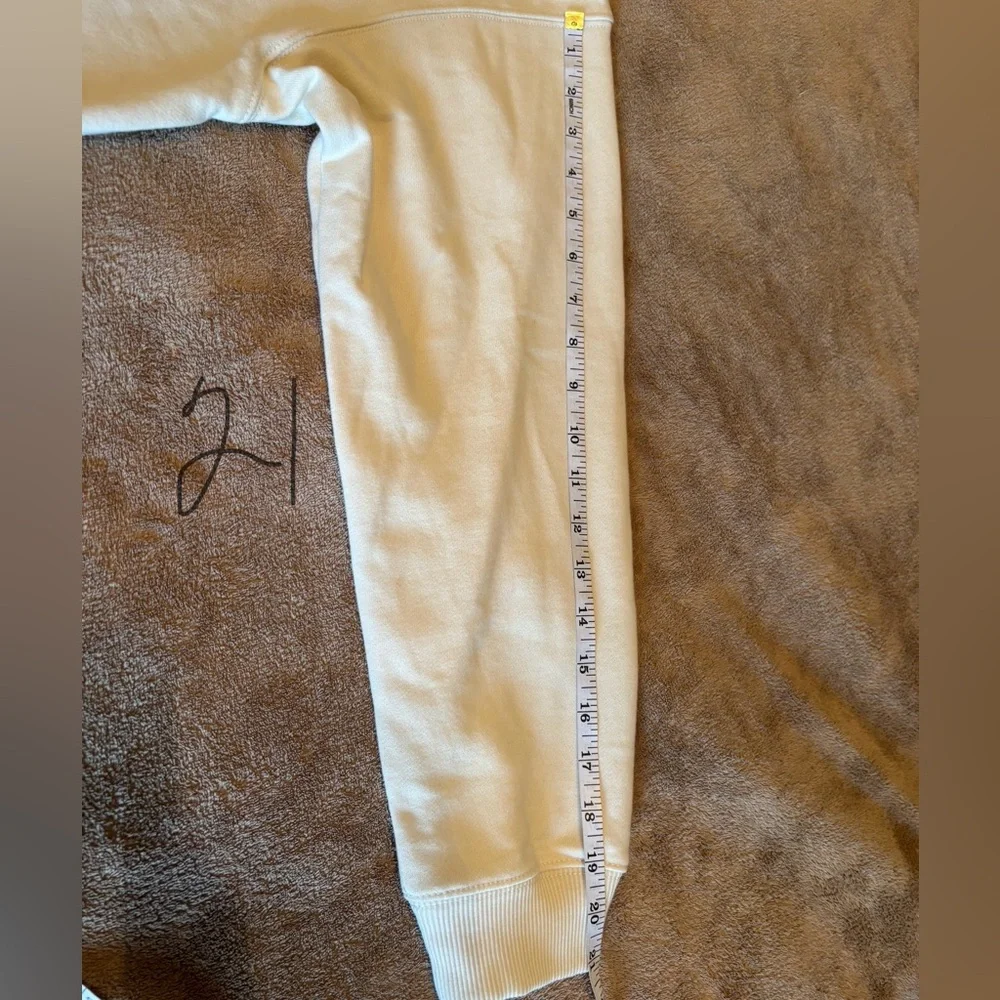 American Eagle Florence Italy Cream Sweatshirt Size S NWT - Picture 5 of 7